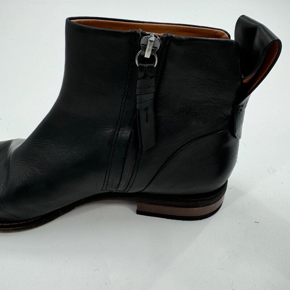 Sarto by Franco Sarto Leather Lori  Boots Size 7M Black Side Zipper Round Toe - Picture 11 of 11